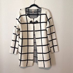 esciô Window Pane Cardigan